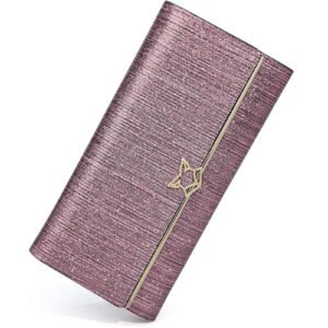 FOXER Bi-Fold Wallets for Women Credit Card Holders Large Capacity with RFID Blocking Paper Money Pocket
